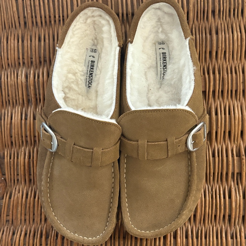 Birkenstock Tan Suede Women’s Loafers